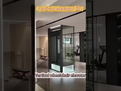 Sécurité à domicile Ascenseur de fauteuil roulant 3m-10m Ascenseur de plateforme verticale hydraulique avec cabine