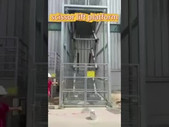 Table de levage hydraulique stationnaire verticale 3 m 2000 kg Plateforme de levage fixe à ciseaux