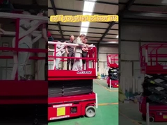 Autopropulsé 12m 14m élévateur à ciseaux Batterie élévateur à ciseaux 10m hauteur de travail