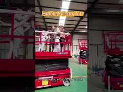 Ascenseur à ciseaux autopropulsé 6m 8m 10m 12m 320kg 450kg Plateforme de travail aérien de construction