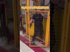 Entrepôt industriel Ascenseur hydraulique de fret Guide vertical Ascenseur de marchandises ferroviaires