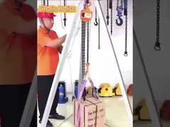 Équipement de levage manuel à chaîne à chaîne de 0,5 tonne