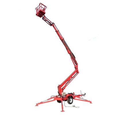 acheter 14m 200kg remorque montée articulateur Boom Lift batterie ou remorque à gaz Man Lift online manufacture