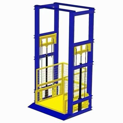 acheter Ascenseur de marchandises industrielles monté sur le mur 9m Ascenseur hydraulique de marchandises online manufacture