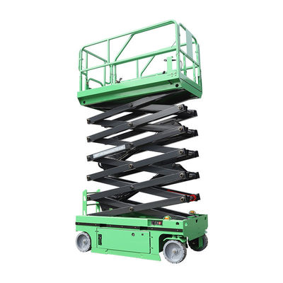 acheter Vert bleu 6m élévateur à ciseaux autopropulsé 230kg Plateforme de travail aérien online manufacture