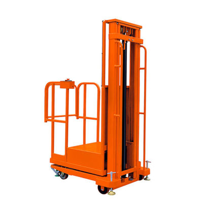 acheter Orange 3m Semi-électrique de la commande de l' entrepôt de stock de la commande de l' ascenseur online manufacture