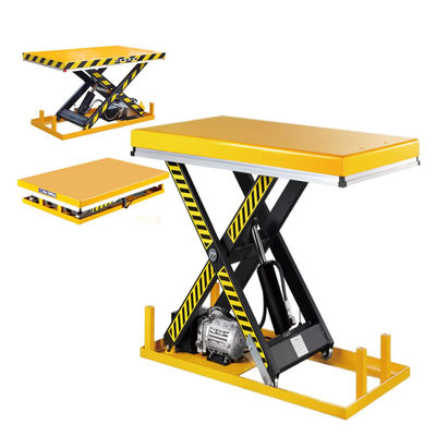 acheter Tableau de levage à ciseaux électriques de petite taille 2000 kg 1,4 m Tableau de levage compact online manufacture