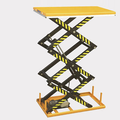 acheter Plateforme de levage hydraulique de 1 t de capacité de 5 m Table de levage de chargement à ciseaux online manufacture