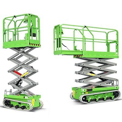 acheter 8m 10m 12m Ascenseur électrique à voie hydraulique mobile à ciseaux Plateforme d'ascenseur pour extérieur online manufacture