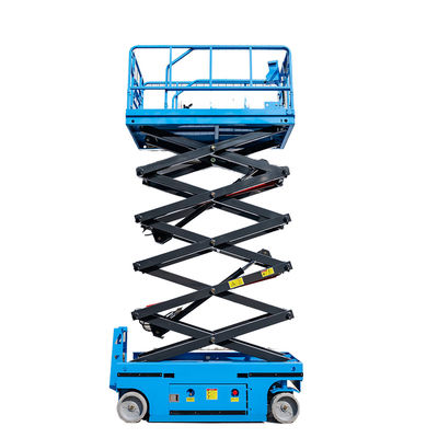 acheter Plateforme de levage à ciseaux électriques autopropulsée 450 kg 10 m online manufacture