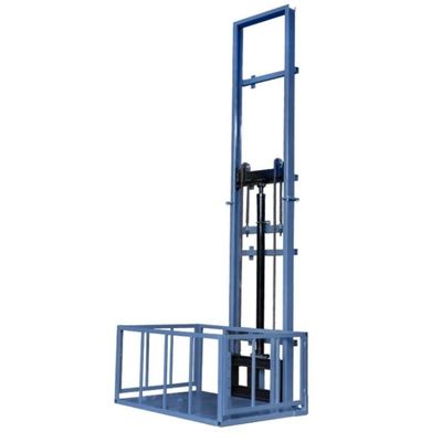 acheter Ascenseur de chargement hydraulique de 10 m 500 kg petite plateforme de levage à rail unique online manufacture