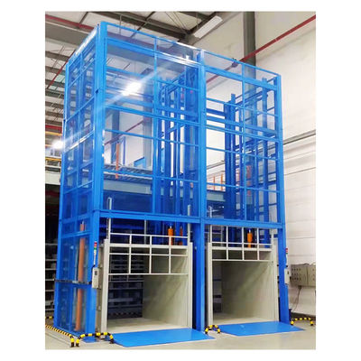 acheter Ascenseur de chargement entièrement en cage 3m 5m 7m 9m Ascenseur hydraulique pour entrepôt online manufacture