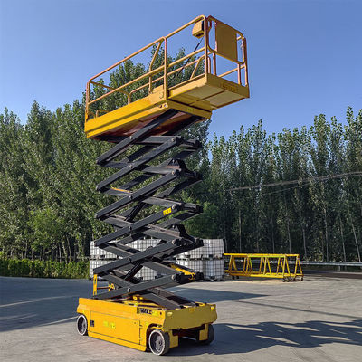 acheter 14m 16m 230kg Travaux aériens Tables de levage à ciseaux mobiles Plateforme mobile de levage online manufacture
