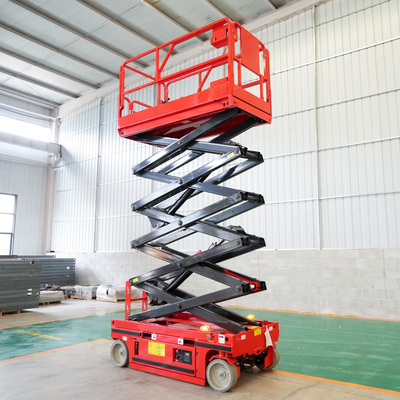 acheter 6 - 14m Équipement de levage à ciseaux autopropulsé Plateforme de travail aérien fabrication en ligne