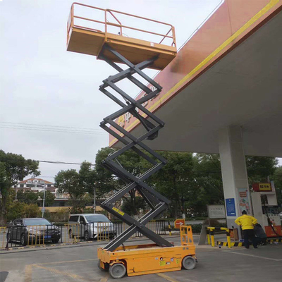 acheter Aerial Work Platform 230kg 14m Self Propelled Hydraulic Scissor Lift Platform fabrication en ligne