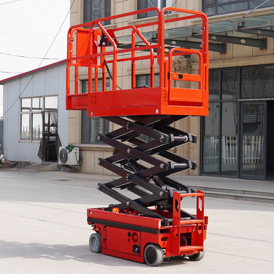 acheter 4m - 16m Plateforme de travail aérienne autonome portable élévateur à ciseaux électrique fabrication en ligne