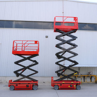 acheter 4 - 16m Self Propelled Electric Mobile Scissor Lift Hydraulic Lifting Platform fabrication en ligne