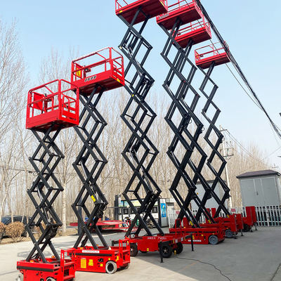 acheter Self-propelled Scissor Lift 8m 10m 12m 14m Hydraulic Scissor Lift Platform fabrication en ligne
