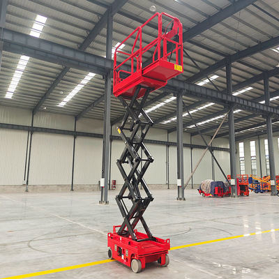 acheter Self-propelled Electric Scissor Lift 6m 230kg Mini Aerial Work Platform fabrication en ligne