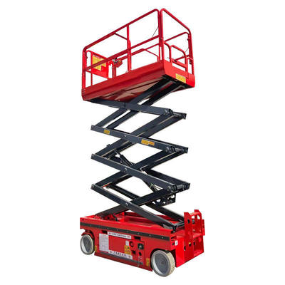 acheter 8m 10m 12m Hydraulic Mobile Scissor Lift Platform With 450kg Load Capacity fabrication en ligne