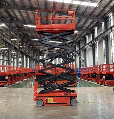 acheter Self Propelled Scissor Lift Electric Hydraulic Scissor Lift Platform 8m 10m 12m fabrication en ligne