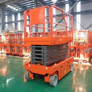 Batterie à propulsion autonome porte-ciseaux mobile orange pour travail en hauteur