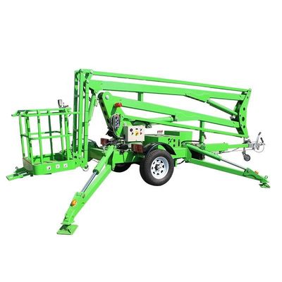 14 m de haut remorqueur de cerisier ramassage articulé remorque bouteille de levage bras pliable
