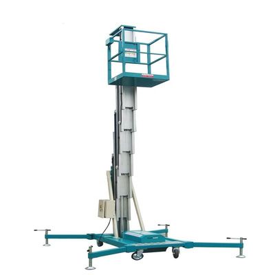 Plateforme de travail surélevée de 120 kg de puissance 12 m élévation verticale du mât