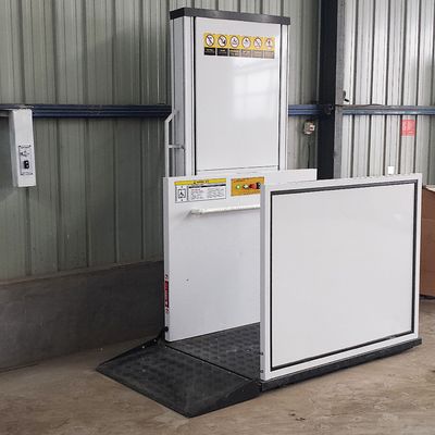 5.5m 6.5m élévateur de fauteuil roulant en plein air commercial élévateur vertical handicapé