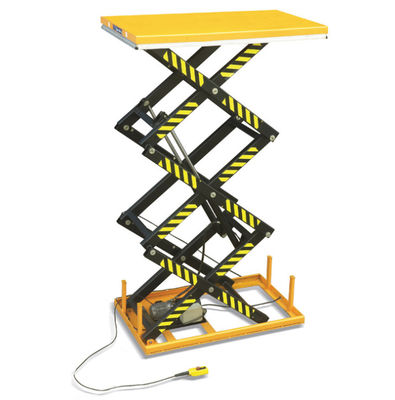 Table de levage hydraulique stationnaire verticale 3 m 2000 kg Plateforme de levage fixe à ciseaux
