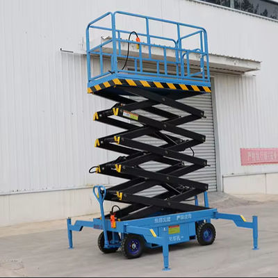 Ascenseur portable à ciseaux mini 500 kg Ascenseur à ciseaux aériens 6 m Hauteur de travail