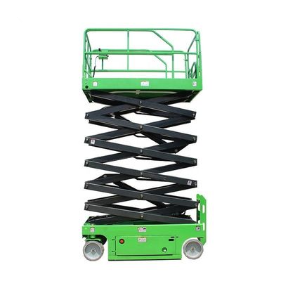 450 kg élévateur à ciseaux autopropulsé 6m élévateur hydraulique mobile vert