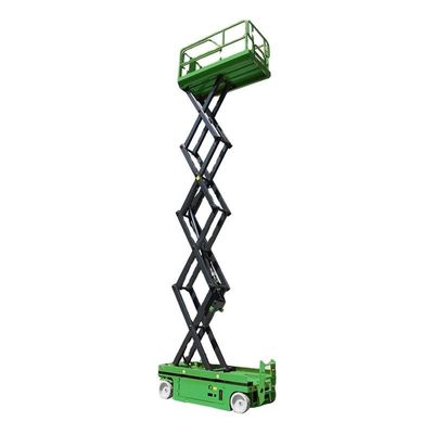 Plateforme d'accès autonome de 12 m 320 kg Plateforme de levage à ciseaux portable