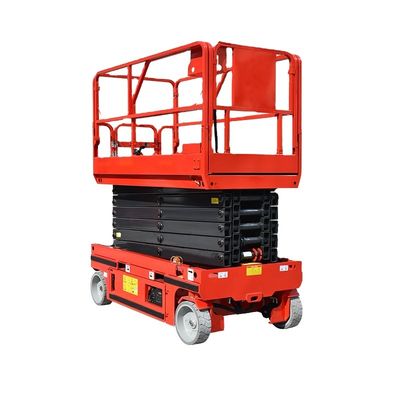 10m 12m 320kg élévateur à ciseaux électrique autopropulsé