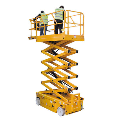 6m 8m 10m 12m Plateforme de levage mobile à ciseaux hydrauliques autopropulsés