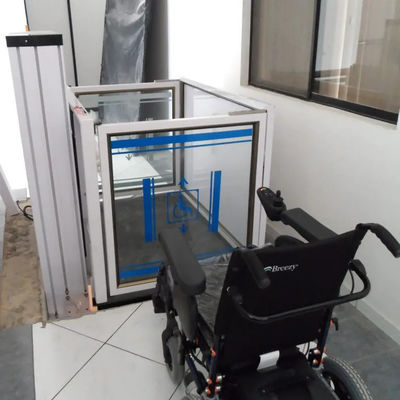 Ascenseur pour fauteuil roulant extérieur intérieur de 1 m à 2 m Ascenseur hydraulique pour handicapés