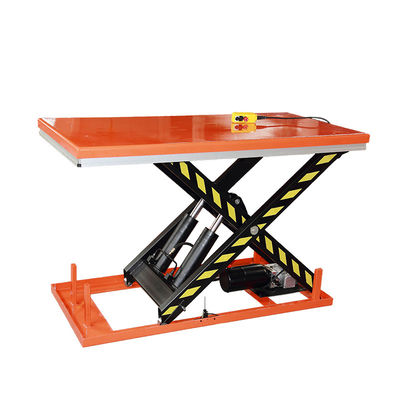 2t 1,4m élévateur à ciseaux hydrauliques table entrepôt électrique petit élévateur de marchandises