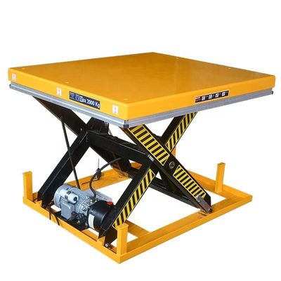 Tableau de levage hydraulique stationnaire Plateforme de levage à ciseaux électrique avec CE