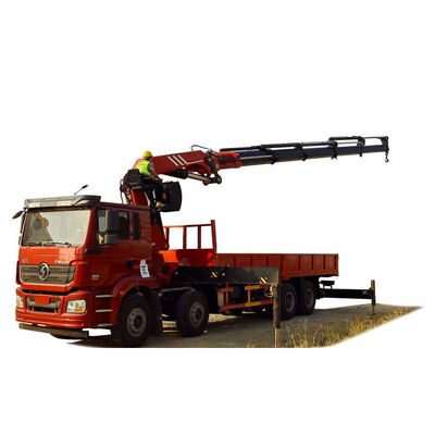 Hydraulic Telescopic Boom Crane Truck Cranes With Lifting Height 10m