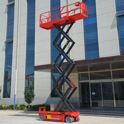 Capacité électrique automotrice de l'ascenseur 10m 450kg de ciseaux pour l'opération de 2 personnes