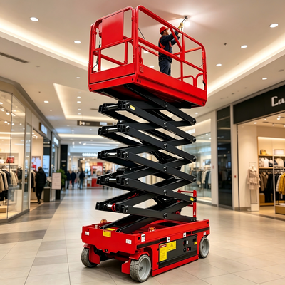 plate-forme élévatrice durable stable de levage de ciseaux de 8m pour l'entretien des bâtiments