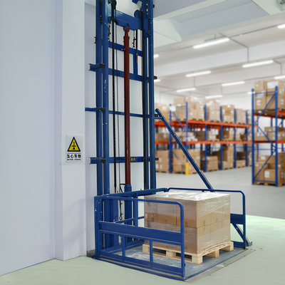 Plateforme hydraulique de levage de marchandises pour entrepôts de petites marchandises de 1 à 3 tonnes
