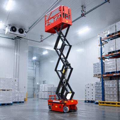 Plateforme de levage à ciseaux de 4 m 6 m Petite plateforme mobile de levage à ciseaux pour entrepôt