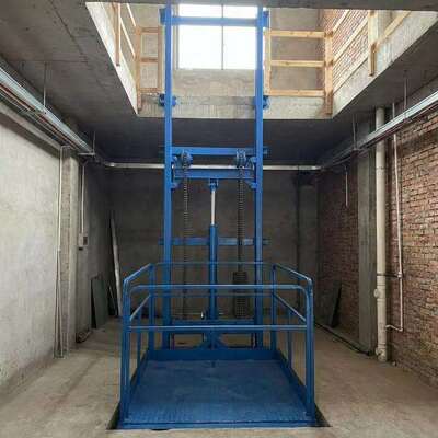 Ascenseur de fret hydraulique pour la manutention de matériaux de 1 tonne et 5 m